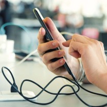 Nabíjací a dátový kábel USB-C 3.1 / USB-C 3.1, 1 m, čierny