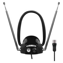 Anténa pokojová EM-004, 0–25 km, DVB-T2, DAB, FM, filtr LTE/4G