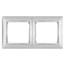 Legrand Valena rámeček dvojnásobný stříbrný