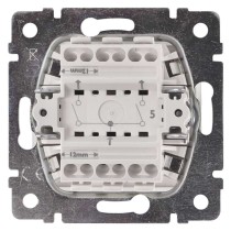 Legrand Valena přepínač sériový č. 5, stříbrný