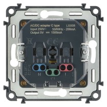 Legrand Valena Life zásuvka jednonásobná, USB-C, bílá