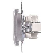 Legrand Valena zásuvka jednonásobná, stříbrná