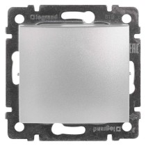 Legrand Valena spínač č. 1, stříbrný