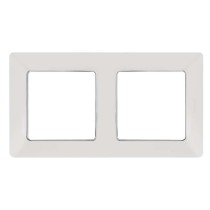 Legrand Valena Life rámeček dvojnásobný, bílá / chrom