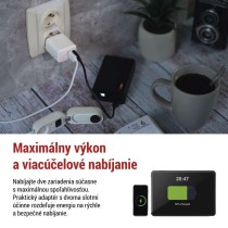 Univerzálny USB adaptér GaN do siete PD 20 W max.