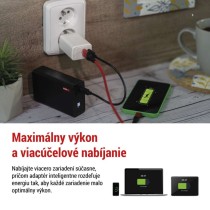 Univerzálny USB adaptér GaN do siete PD 45 W max.