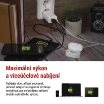 Univerzální USB adaptér GaN do sítě PD 65 W max.