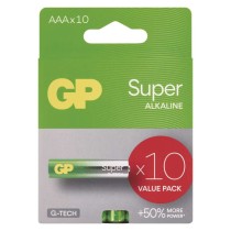 Alkalická baterie GP Super AAA (LR03), 10 ks