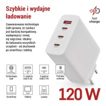 Ładowarka USB GaN PD 120 W max.
