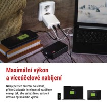 Univerzální USB adaptér GaN do sítě PD 120 W max.
