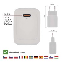 Ładowarka USB GaN PD 20 W max.