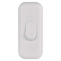 Schalter, einpolig, Schnur, weiss