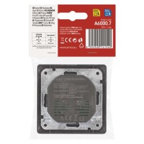 Steckdose mit USB-A+USB-C., anthrazit