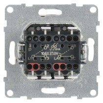 Legrand Suno Přepínač dvojitý střídavý č. 6+6, bílý