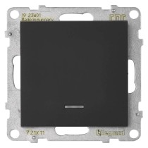 Legrand Suno ovladač tlačítkový zapínací 1/0, černý