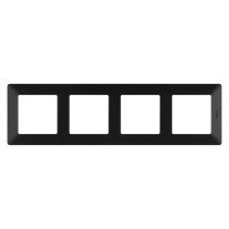 Legrand Valena Life rámeček čtyřnásobný, černá