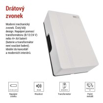 Drátový zvonek P57102