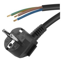 Netzkabel PVC 3x 1,0mm2, 3m, schwarz