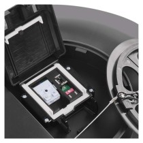 LED prisadené svietidlo DIONI kruhové, čierné,18W, CCT