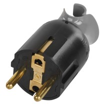 Legrand vidlice otočná, černá