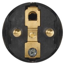 Legrand vidlice otočná, černá