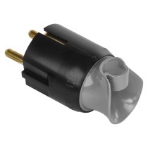 Legrand vidlice otočná, černá