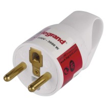 Legrand vidlice přímá s uchem, bílá