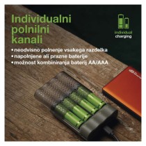 GP polnilec baterij Speed M451 + 4× AA ReCyko 2700