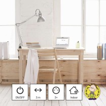 Predlžovací kábel 3 m / 3 zásuvky / s vypínačom / biely / PVC / 1 mm2