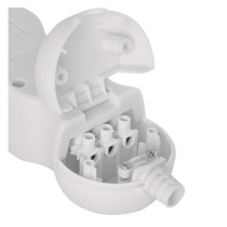 Samostatná 3 zásuvka, bílá