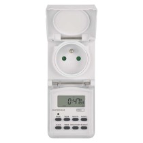 Časovač – digitální spínací zásuvka venkovní IP44