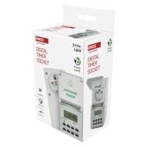 Časovač – digitální spínací zásuvka venkovní IP44