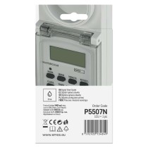 Časovač – digitálna spínacia zásuvka vonkajšia IP44