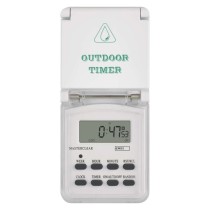 Časovač – digitálna spínacia zásuvka vonkajšia IP44