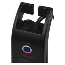 Přepěťová ochrana 1800J – 4 zásuvky, 2m, černá