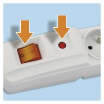 Listwa przeciwprzepięciowa EMOS (Acar) F5 5 gniazd 3m szara