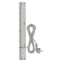 Přepěťová ochrana – 8 zásuvek 1,5m, šedá