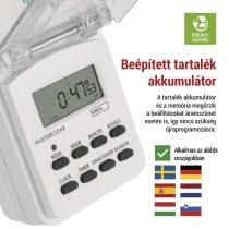 Digitális kapcsoló aljzat, kültéri, IP44