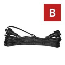 Verlängerungskabel für Verbindungsketten Standard schwarz, 10 m, Außen/Innen