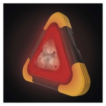 LED-Warndreieck, wiederaufladbar, COB-LED + rote LED