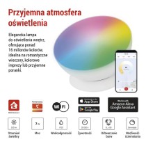 GoSmart Oprawa LED Ambilight, biała, ciepła–zimna biel/ RGB, WiFi