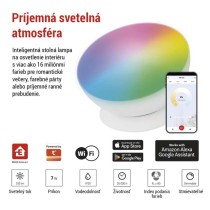 GoSmart LED ambientná lampa, biela, teplá biela–studená biela/ RGB, WiFi