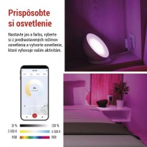 GoSmart LED ambientná lampa, biela, teplá biela–studená biela/ RGB, WiFi