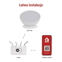 GoSmart Oprawa LED Ambilight, biała, ciepła–zimna biel/ RGB, WiFi