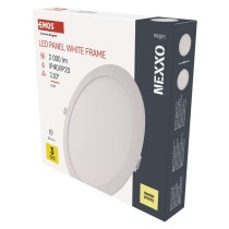 LED süllyesztett lámpatest NEXXO, kerek, fehér, 25W, meleg fehér