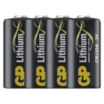 Lithiová baterie GP CR123A, 3 + 1 ks