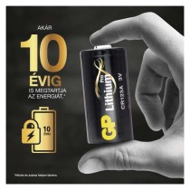 GP Lítium elem CR123A 4db/bliszter