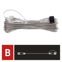 Verlängerungskabel für Verbindungsketten Standard transparent, 10 m, Außen/Innen