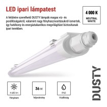 EMOS LED porálló lámpa DUSTY 36W IP65 4680lm természetes fehér