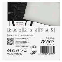 LED reflektor TAMBO, 10 W, 1000 lm, IP65, čierny